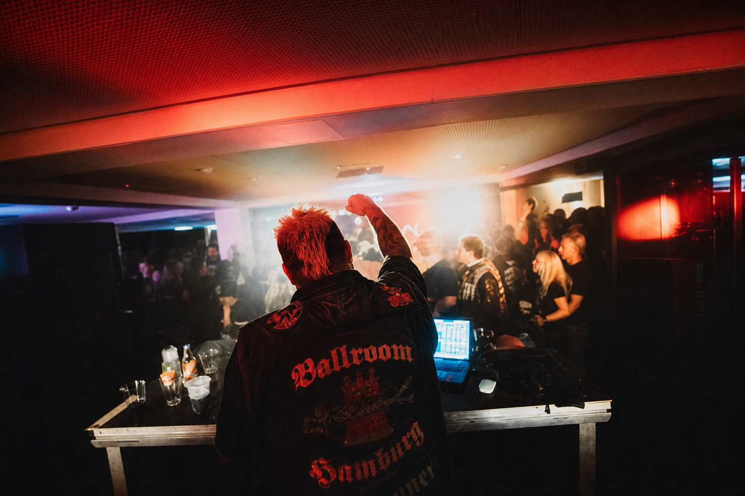 DJ Otti am Set, Ballroom Hamburg